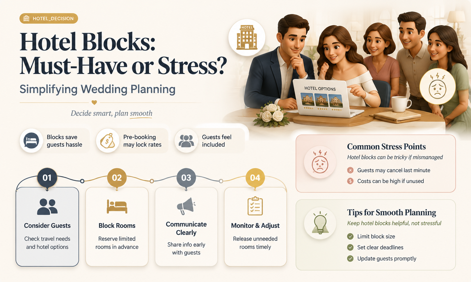 are hotel blocks for weddings necessary