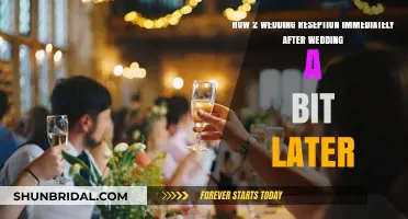 Two Wedding Receptions: Timing and Planning