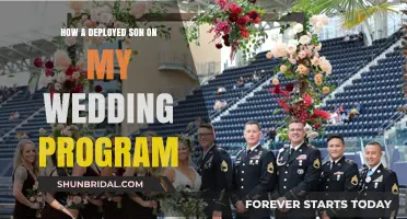 A Son's Deployment: Our Wedding Day Tribute