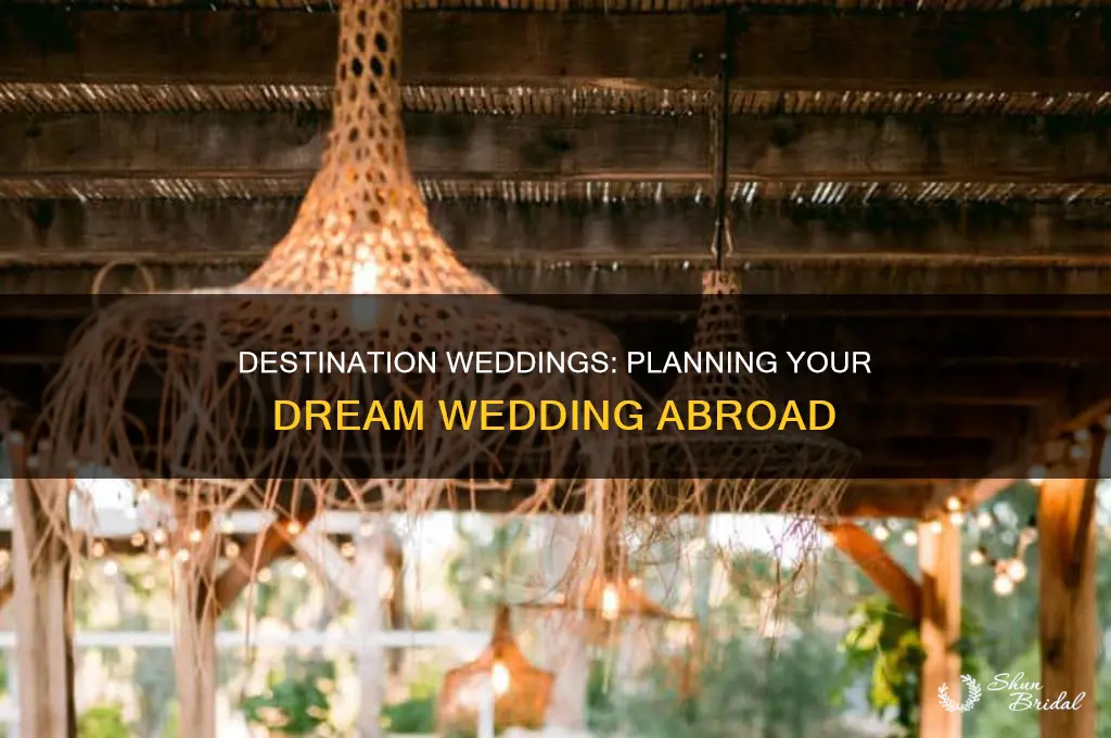 how a destination wedding works