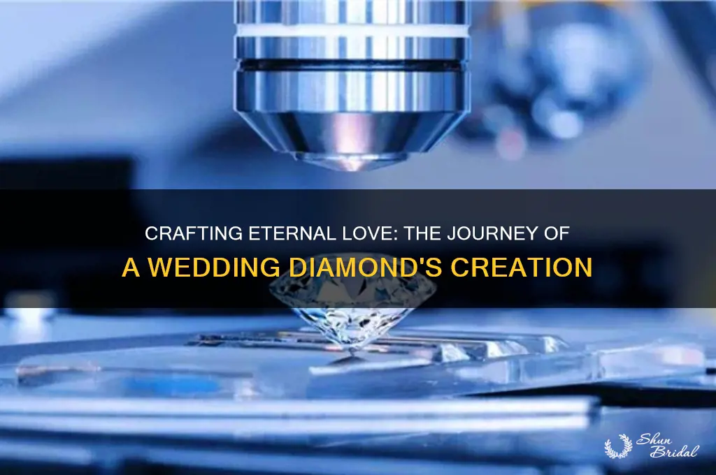 how a diamond is made for wedding ceremony