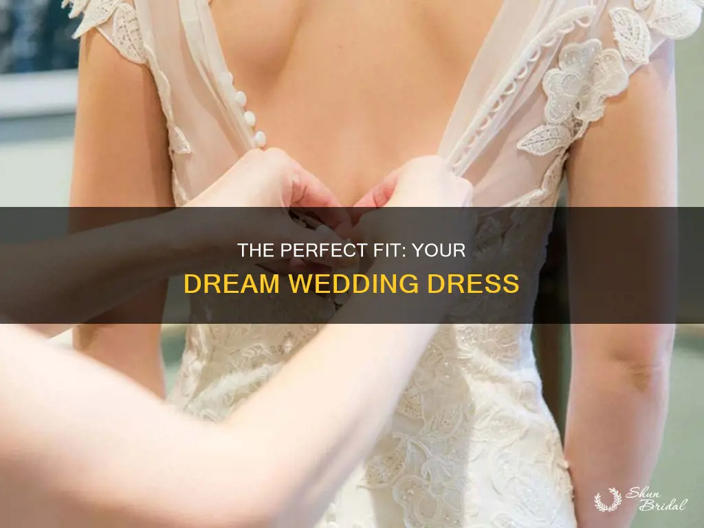 how a wedding dress should fit