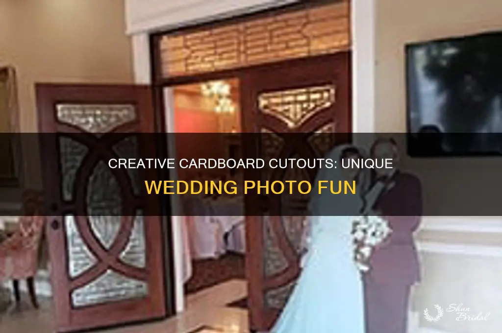 how about cardboard cut outs for a wedding