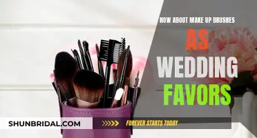 Makeup Brushes: Unique Wedding Favors for Your Big Day