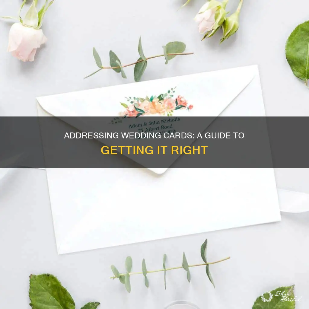 how address wedding card