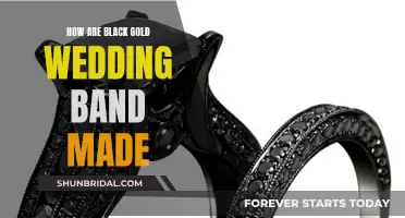 Black Gold Wedding Bands: Crafting Process