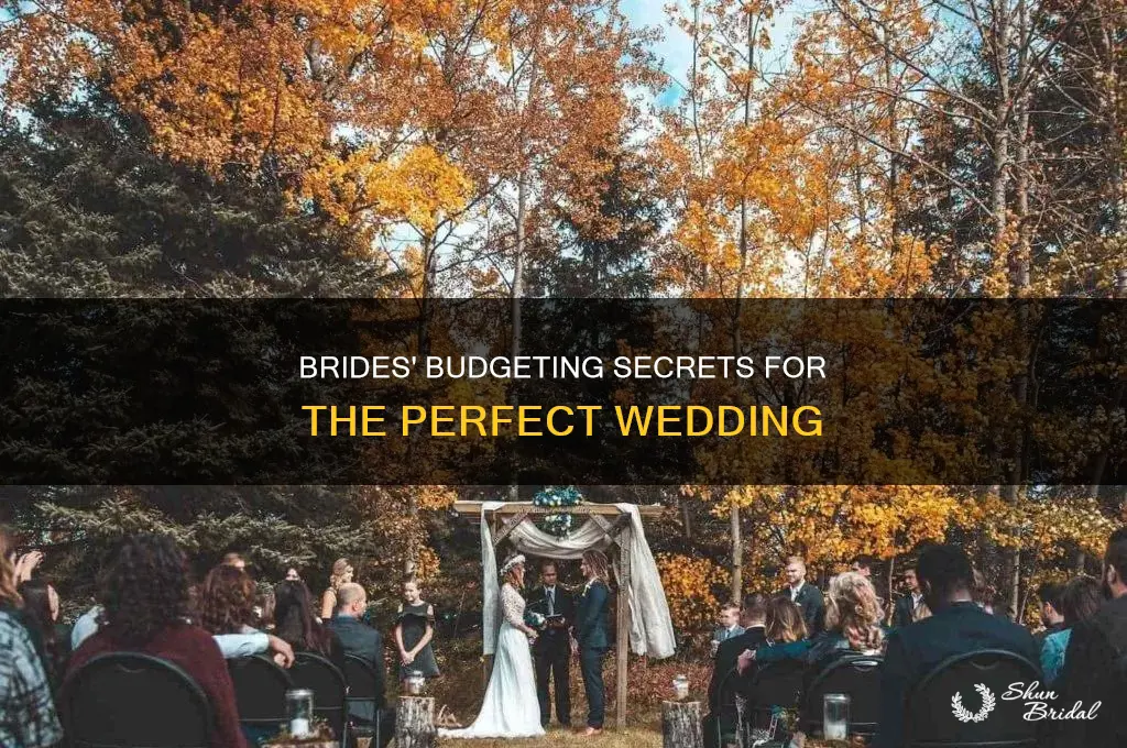 how are brides budgeting weddings