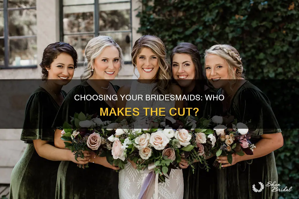 how are bridesmaids chosen