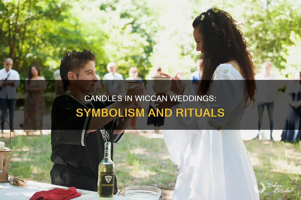 how are candles used in a wiccan wedding