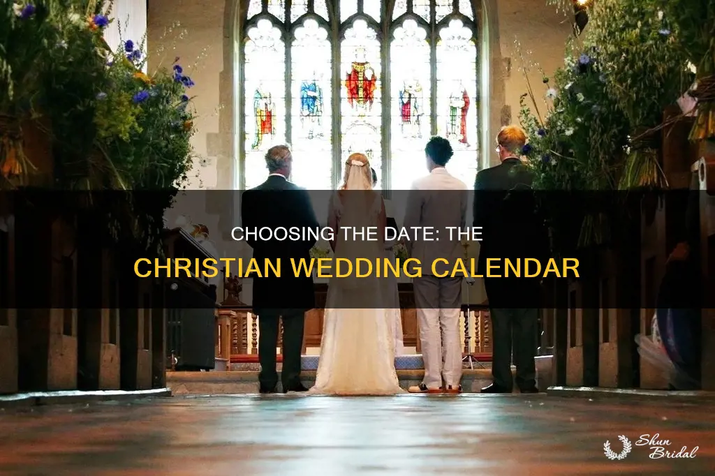 how are christian wedding dates selected