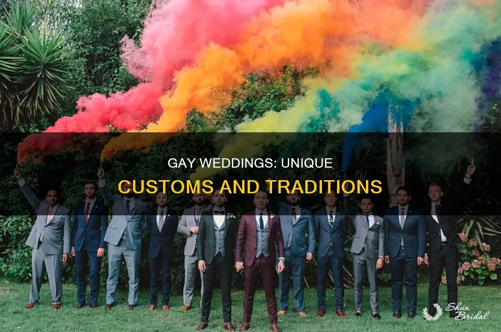 how are gay weddings different