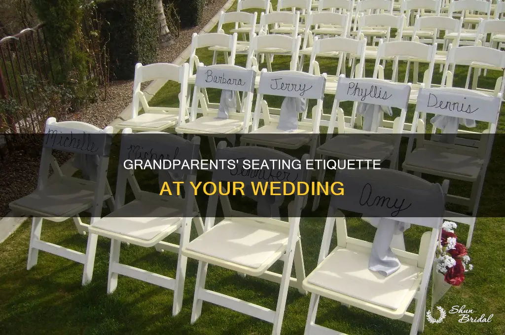 how are grandparents seated at a wedding