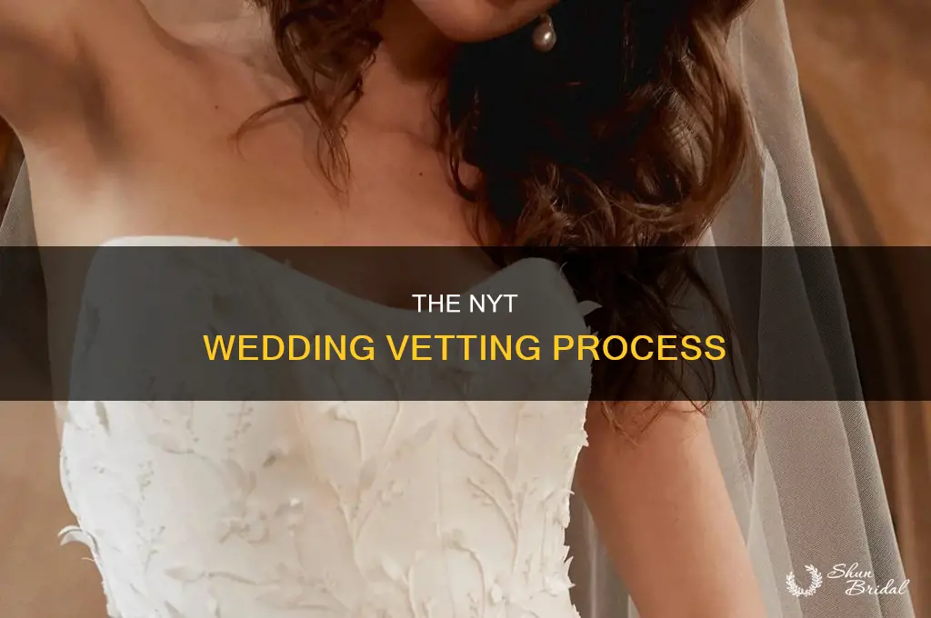 how are nytimes weddings chosen