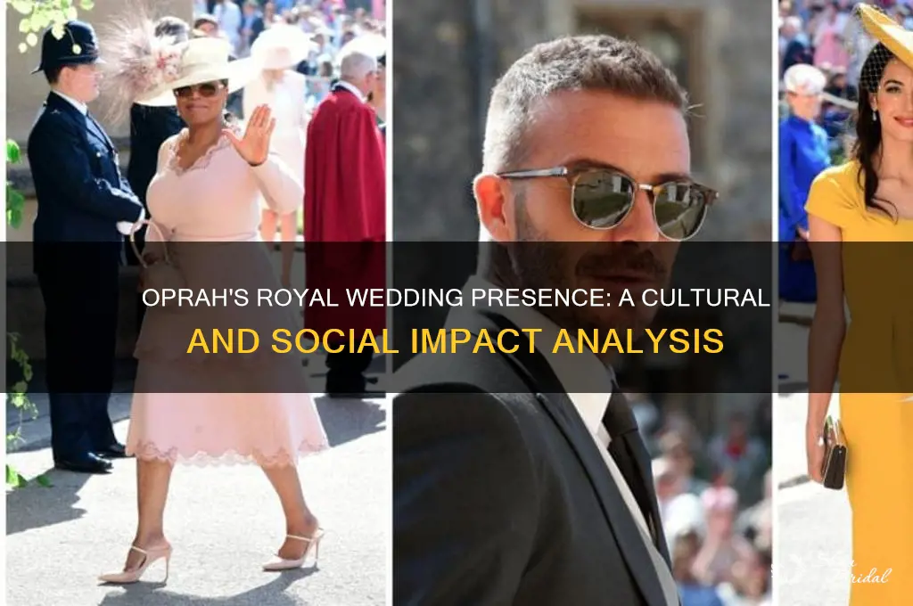 how are oprah royal wedding