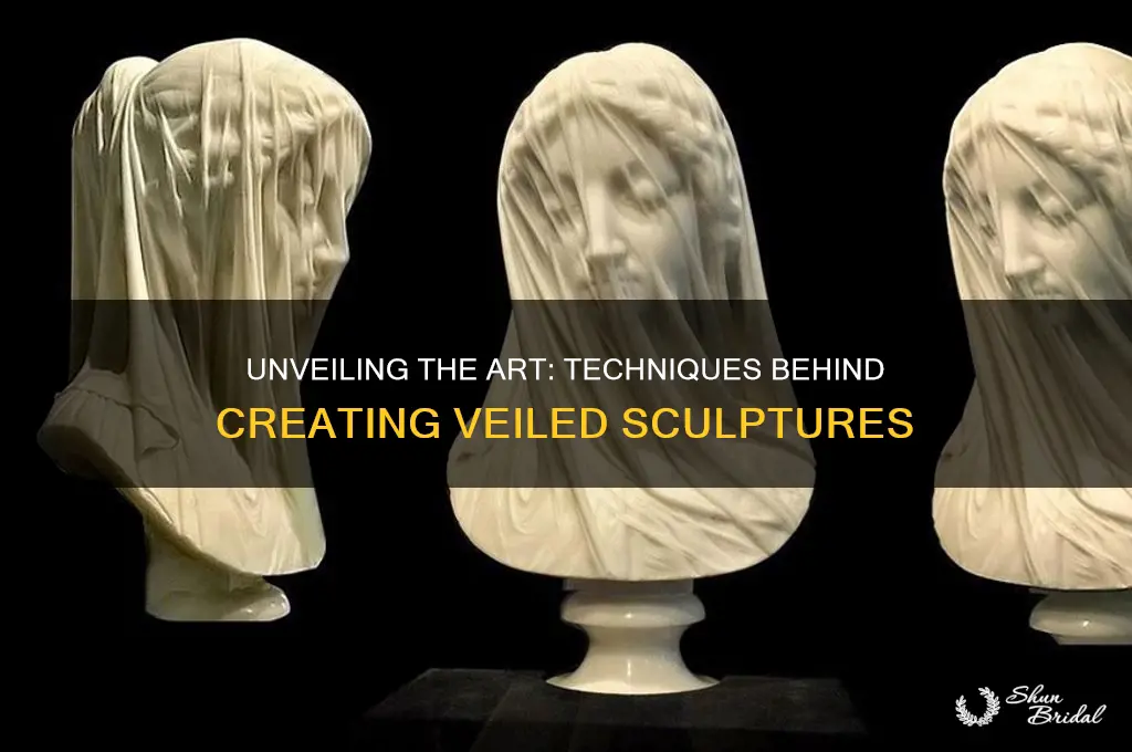how are veiled sculptures made