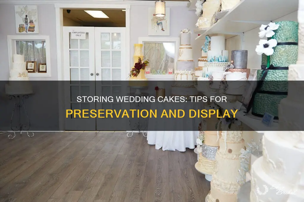 how are wedding cakes stored