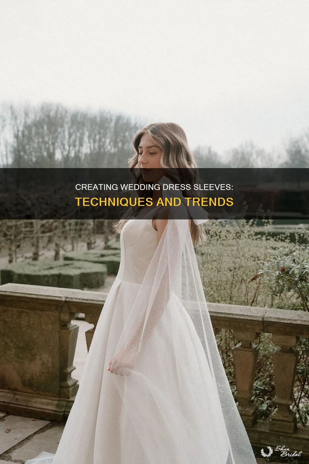 how are wedding dress sleaves made