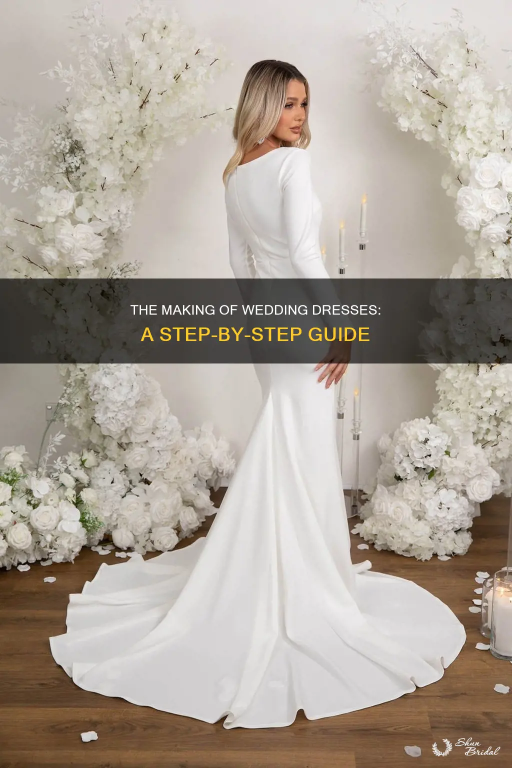 how are wedding dresses made