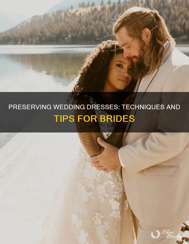 how are wedding dresses preserved