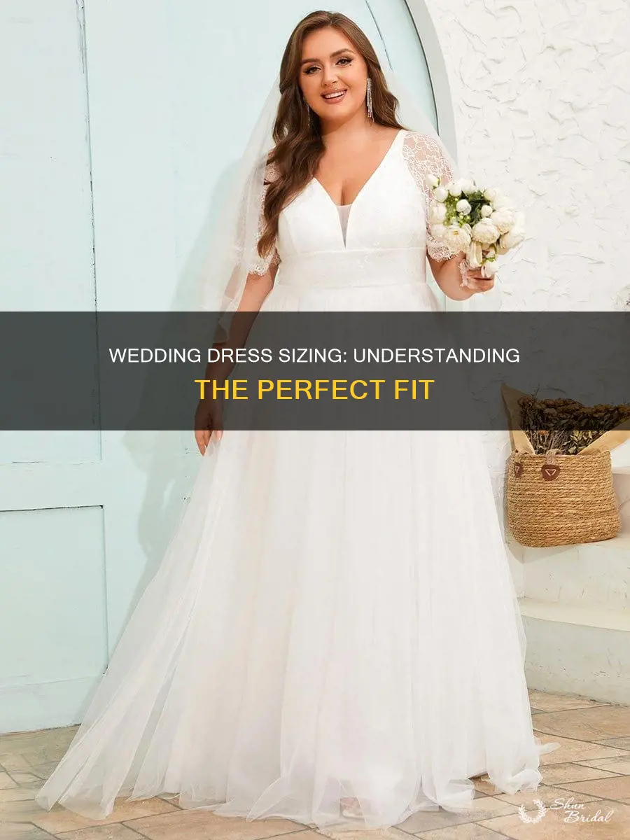 how are wedding dresses sized