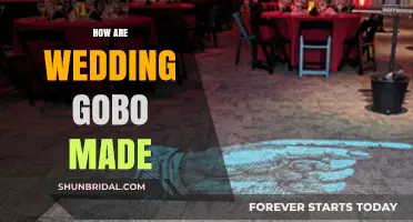 Custom Wedding Gobos: How Are They Made?