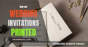 Printing Wedding Invitations: Techniques and Tips for Couples