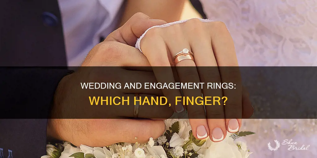 how are wedding rings and ingagement rings supost to go