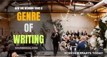 Writing Wedding Vows: A Unique Genre