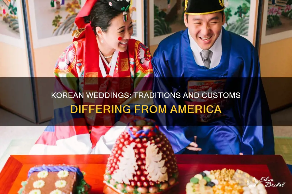 how are weddings in korea different from america