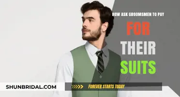 How to Tactfully Ask Groomsmen to Cover Their Suit Costs