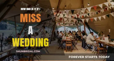 Missing a Wedding: Is It Ever Okay?