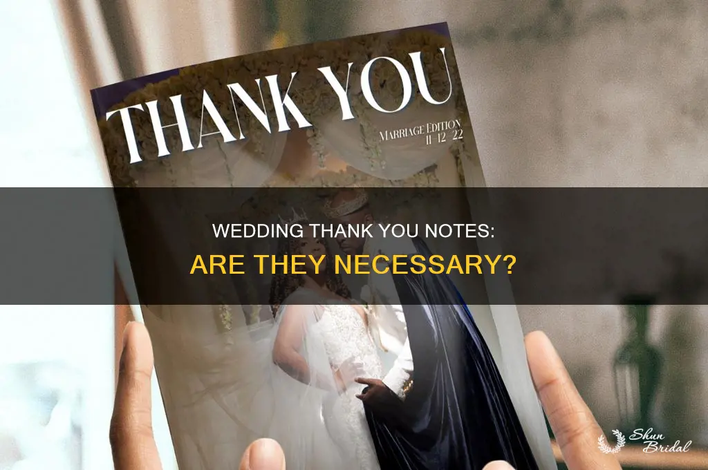 how bad is it to miss wedding thank you notes