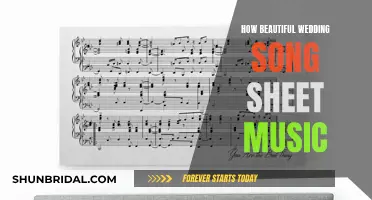 Beautiful Wedding Songs: Music Sheets for Your Special Day