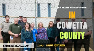 How to Become a Wedding Officiant in Coweta County, Georgia