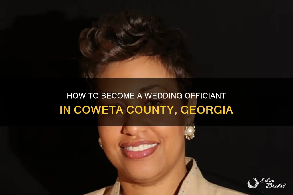 how become wedding officiant in cowetta county