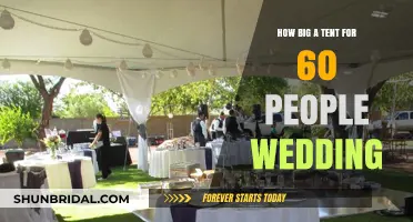 Choosing the Perfect Tent Size for Your 60-Person Wedding Celebration