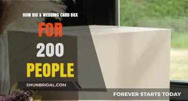 Choosing the Perfect Wedding Card Box Size for 200 Guests
