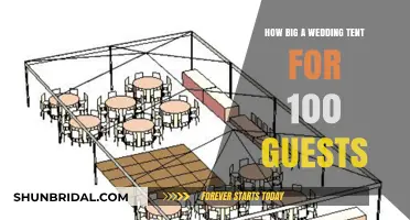 Choosing the Perfect Wedding Tent Size for 100 Guests