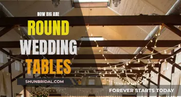 Round Wedding Tables: Sizing Up the Perfect Fit for Your Big Day