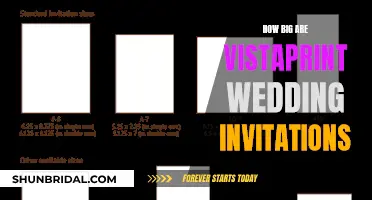 Vistaprint Wedding Invitations: What's the Standard Size?