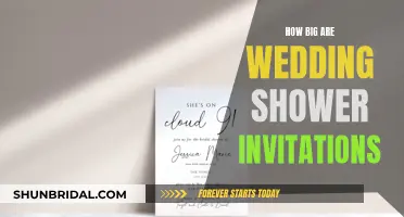 The Perfect Wedding Shower Invitation Size