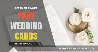 Perfect Size Guide for Welcome Party Wedding Invitation Cards