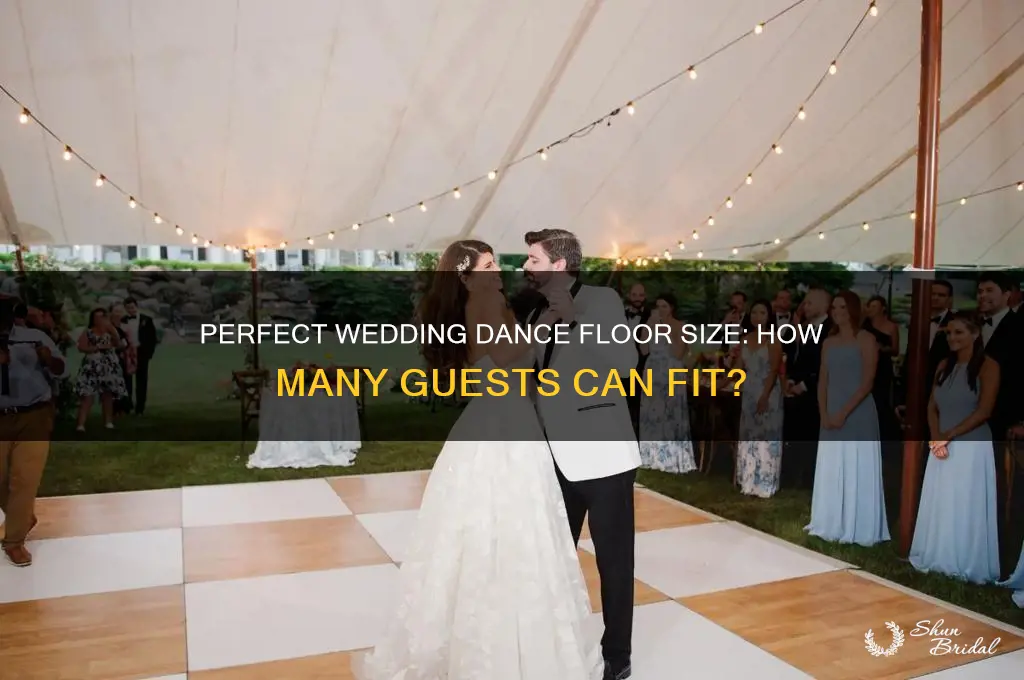 how big dance floor wedding guest