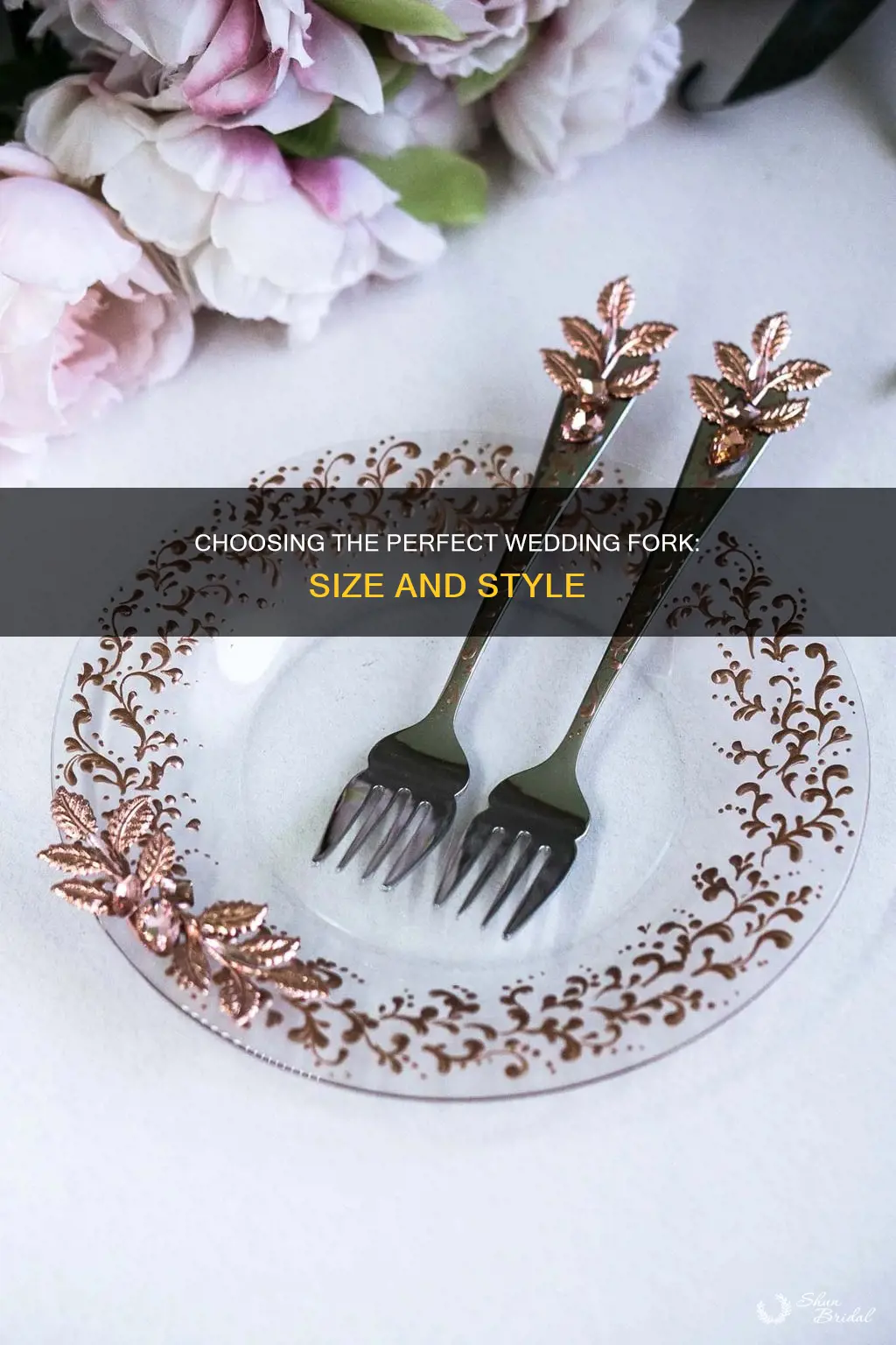 how big do forks need to be for a wedding