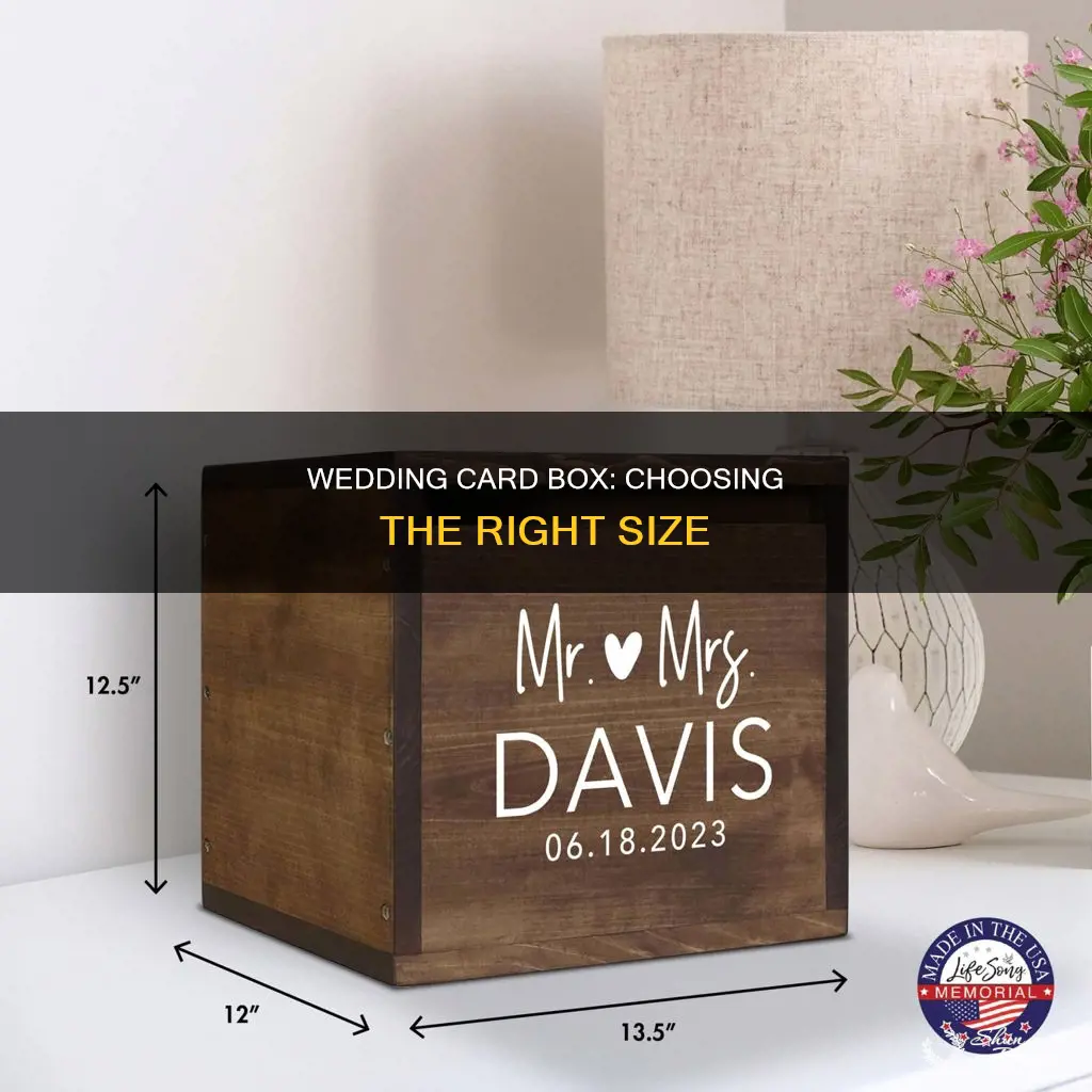 how big does a wedding card box need to be
