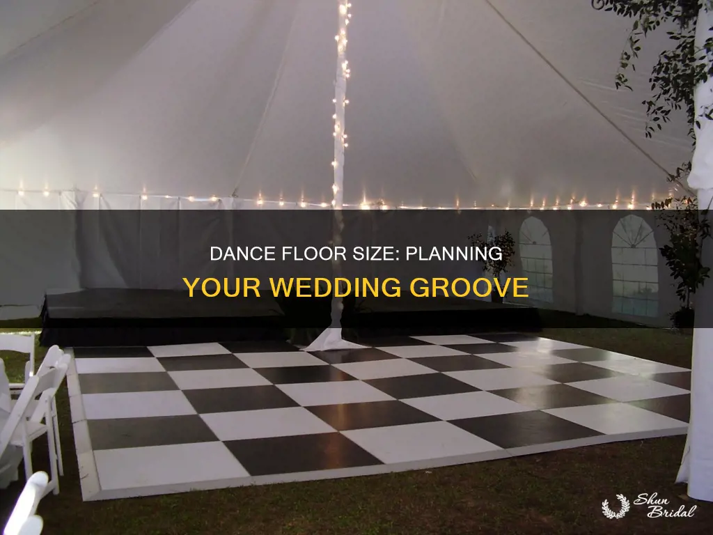 how big does wedding dance floor need to be