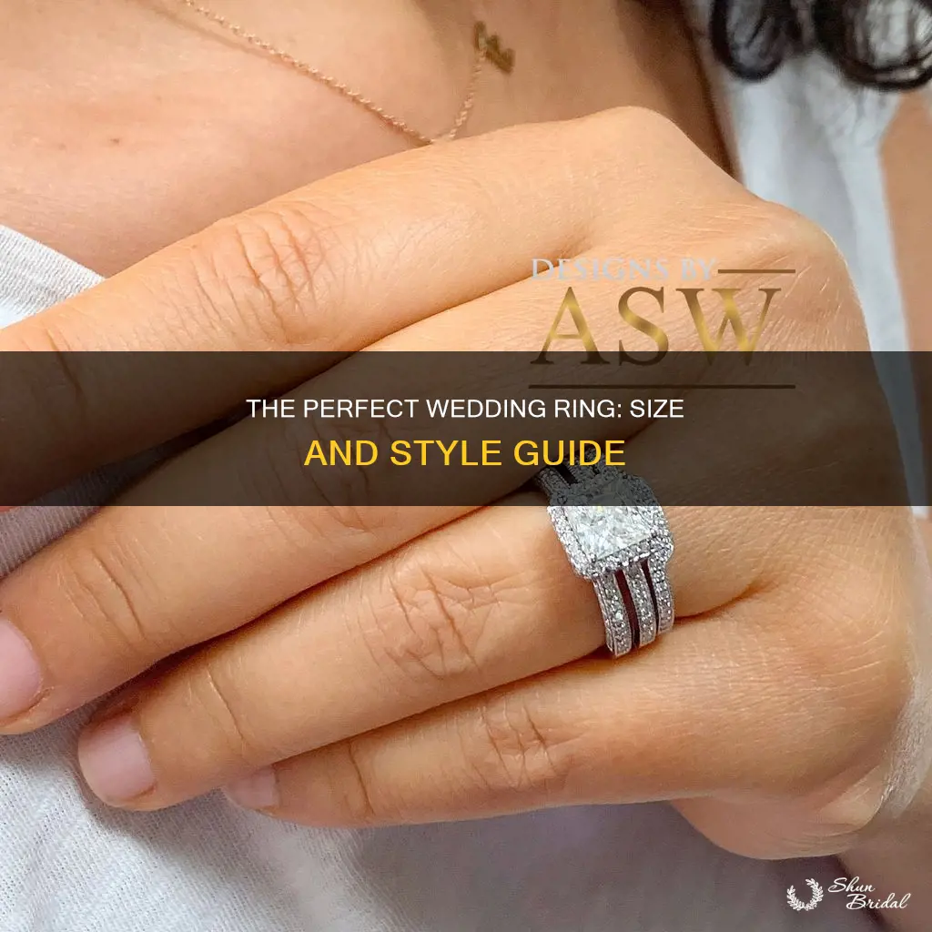 how big is a big wedding ring