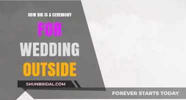 Outdoor Wedding Ceremonies: Planning the Perfect Size and Scale