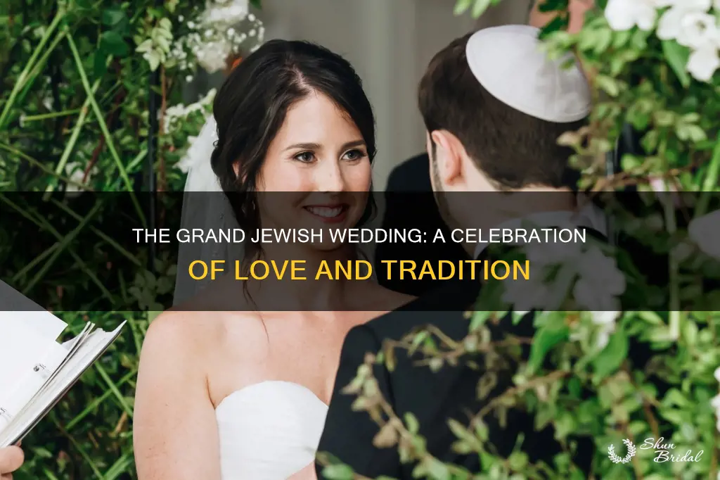 how big is a jewish wedding