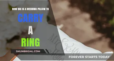 The Perfect Wedding Ring Pillow Size